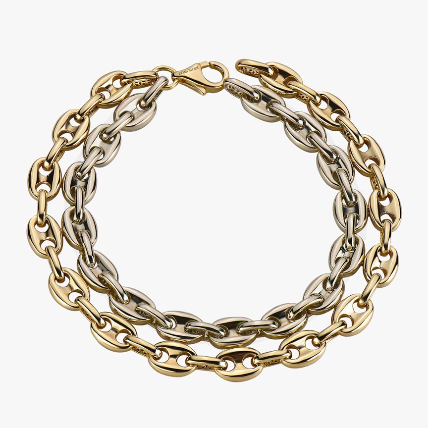 Adroit Double-Row Gold Bracelet
