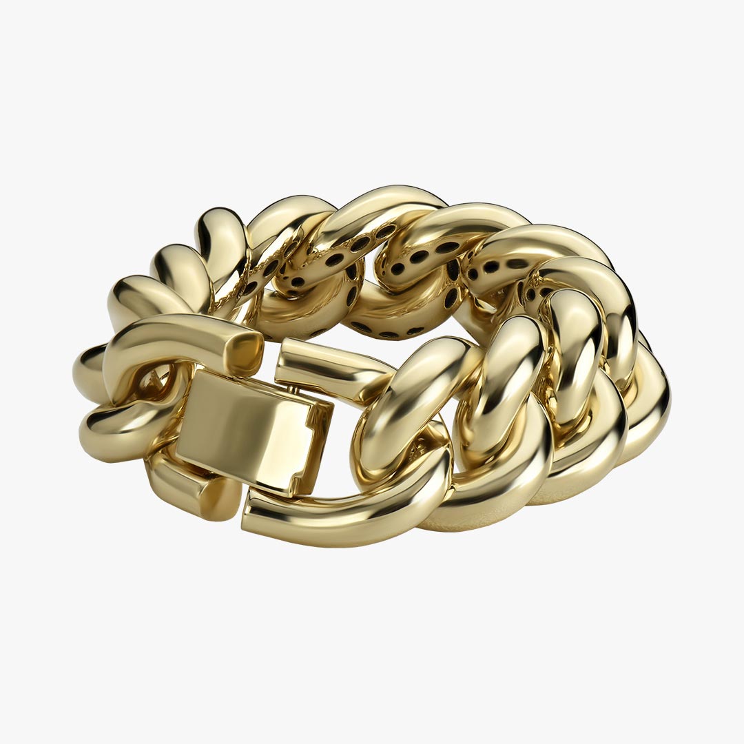 Bold Chain Gold Bracelet