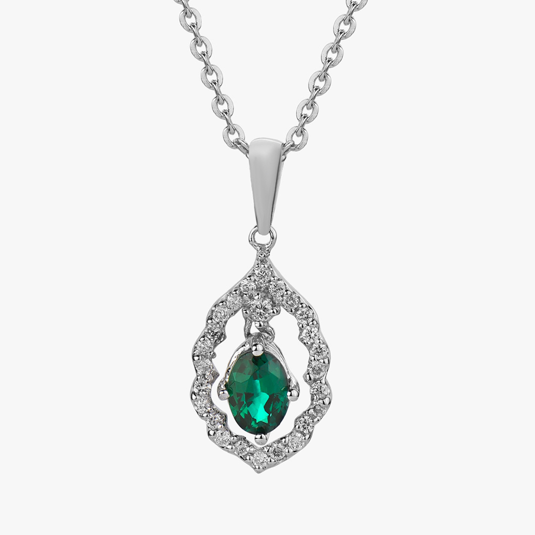 آویز جواهر طرح چشم سبز (Green Eye)