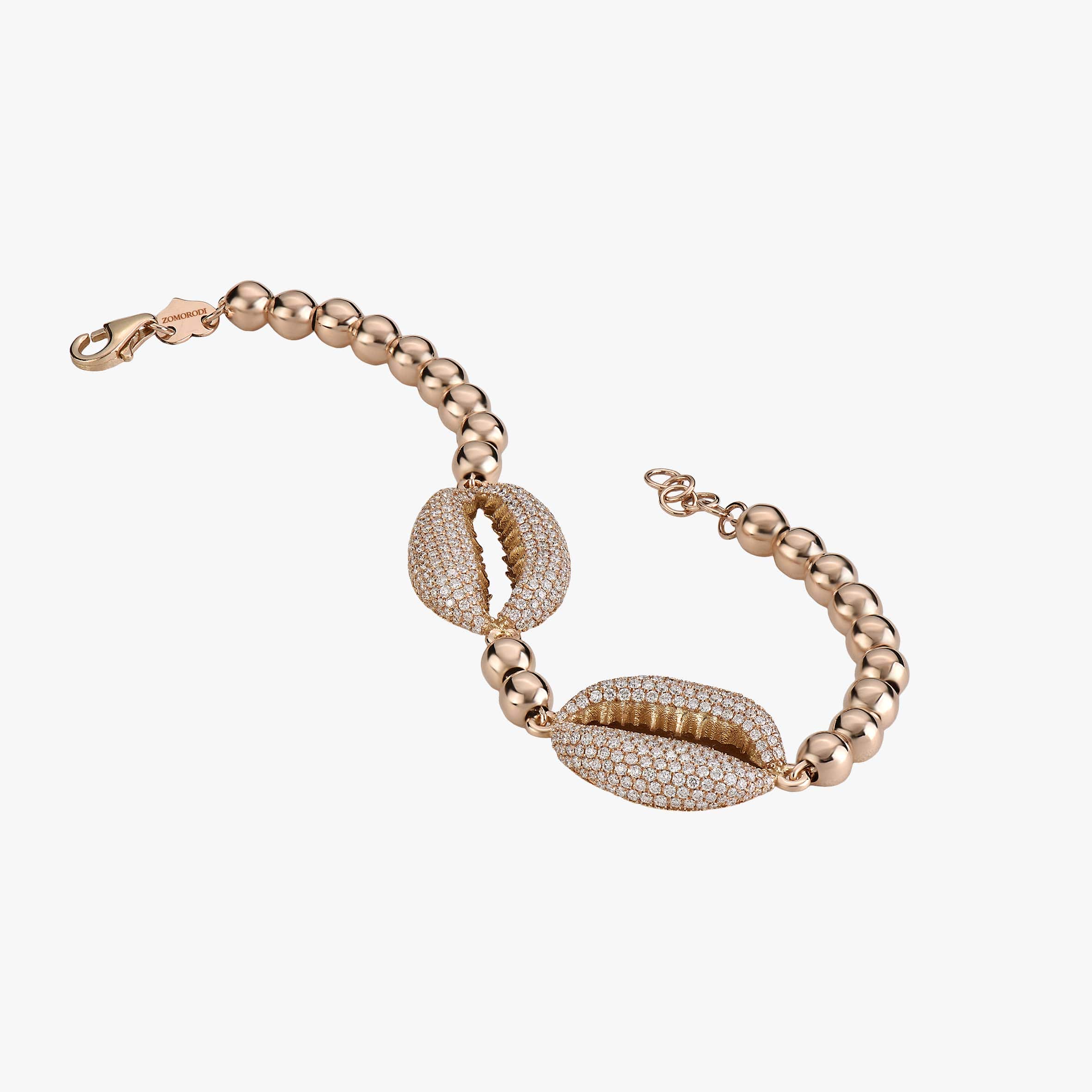 دستبند جواهر طرح SEASHELL
