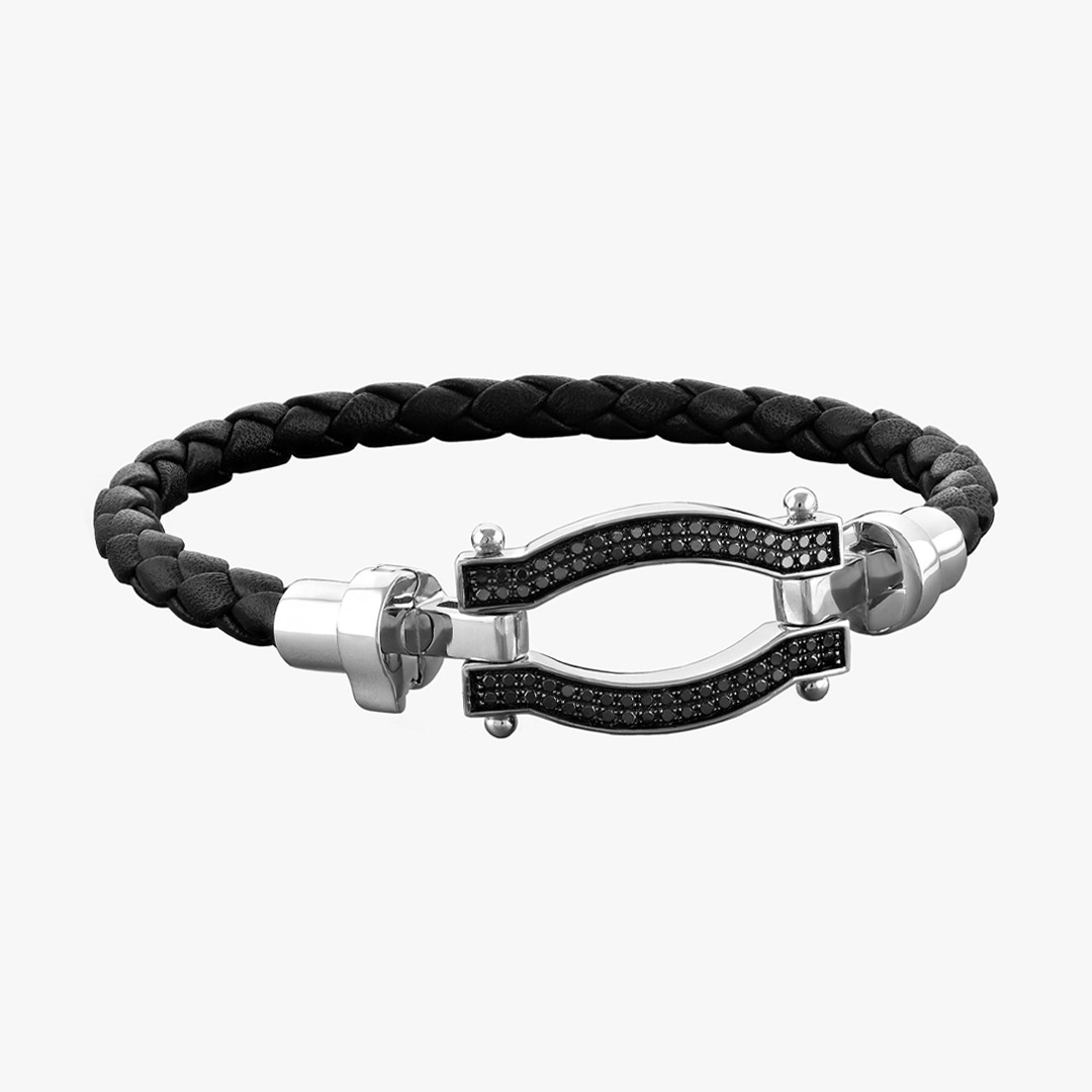 Tiam Jewelry and Leather Bracelet