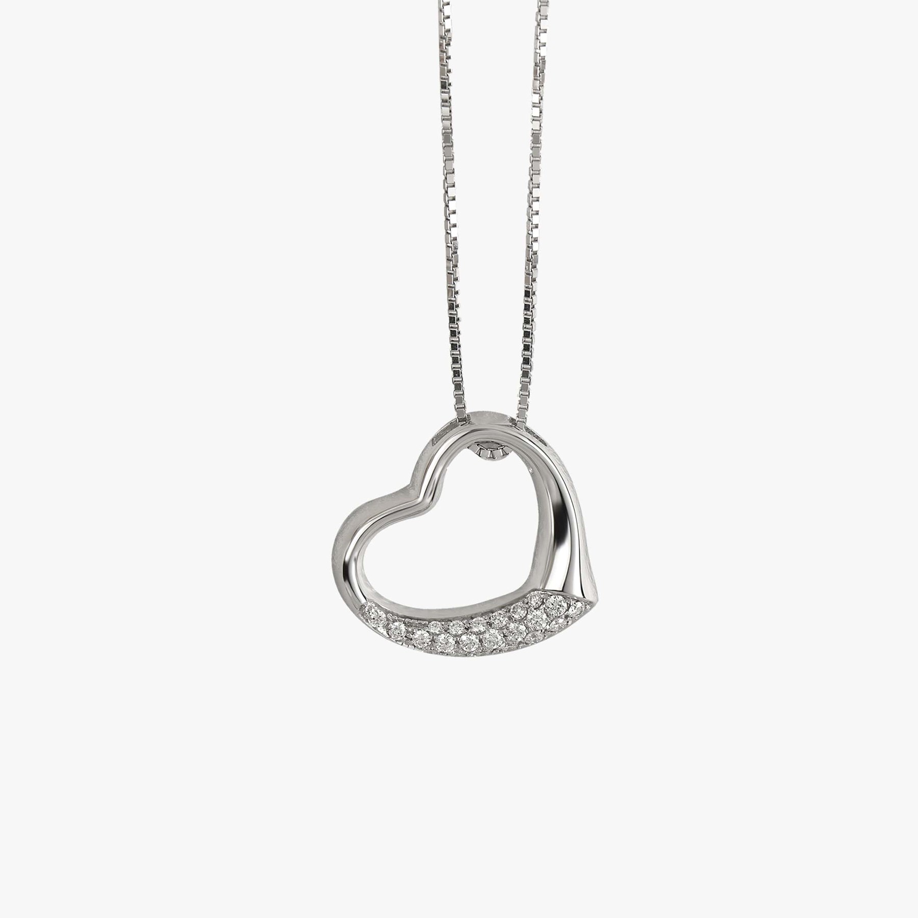 آویز جواهر طرح اوپن هارت کوچک (open heart)