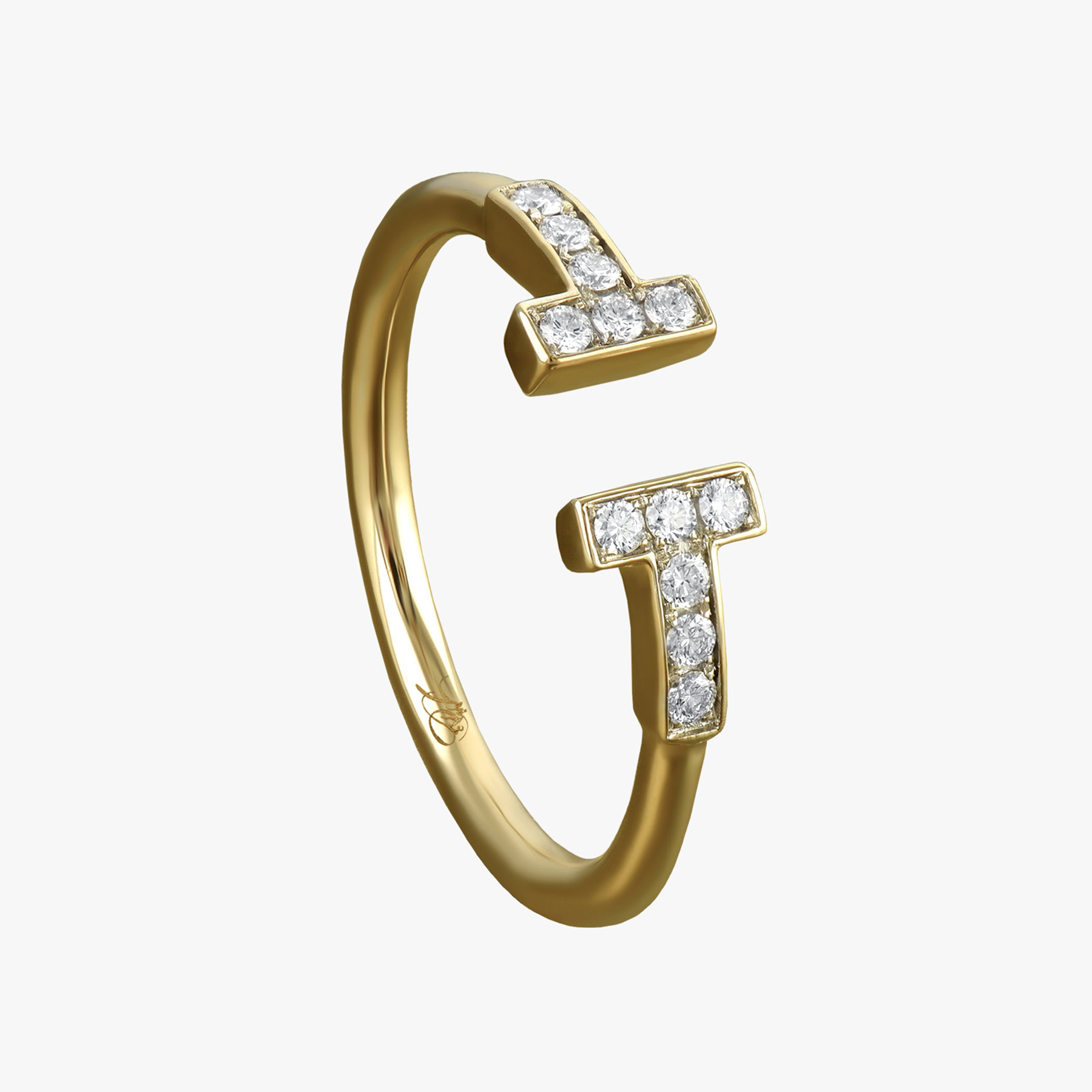 Thin Yellow Jewelry Ring