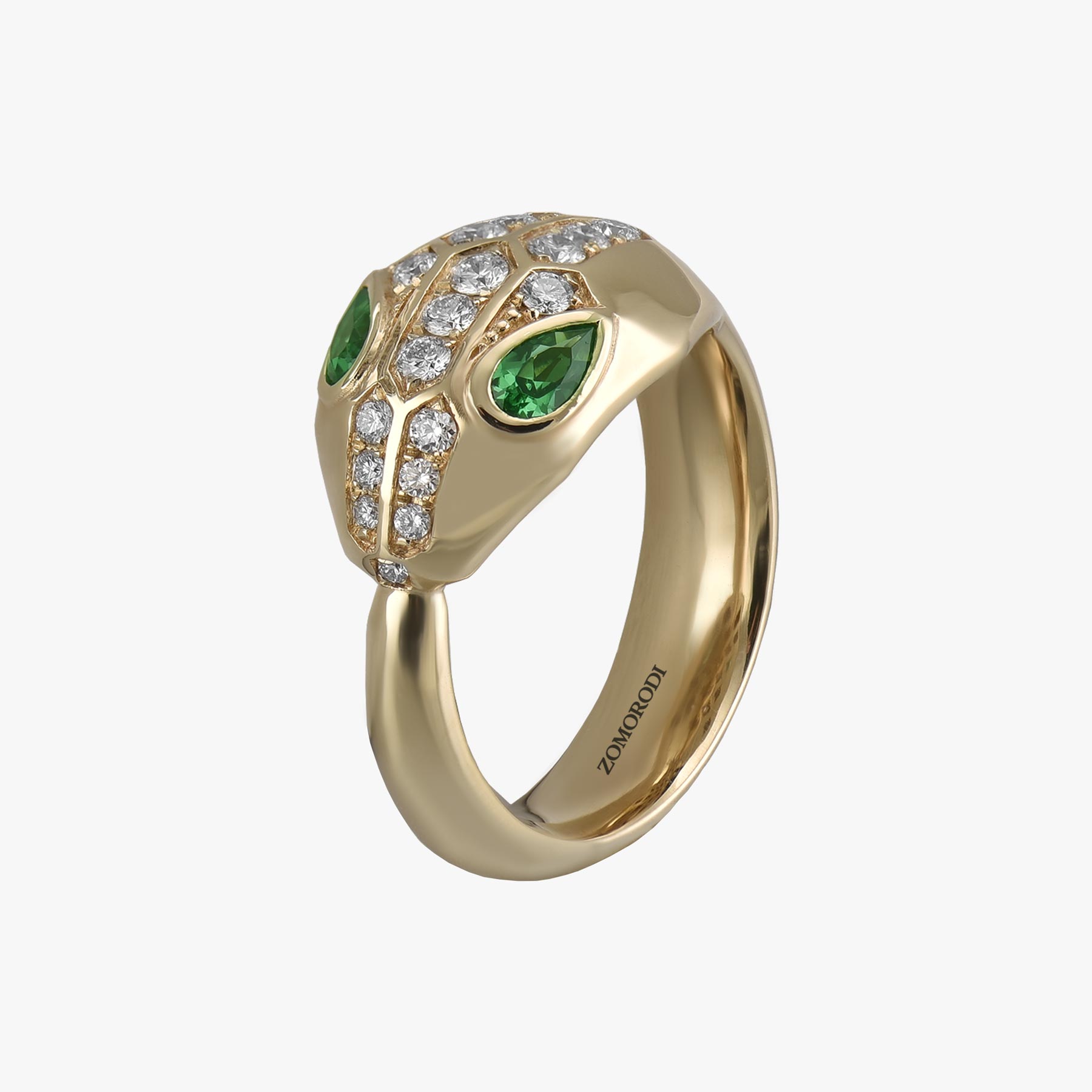 Viper Style Diamond Ring
