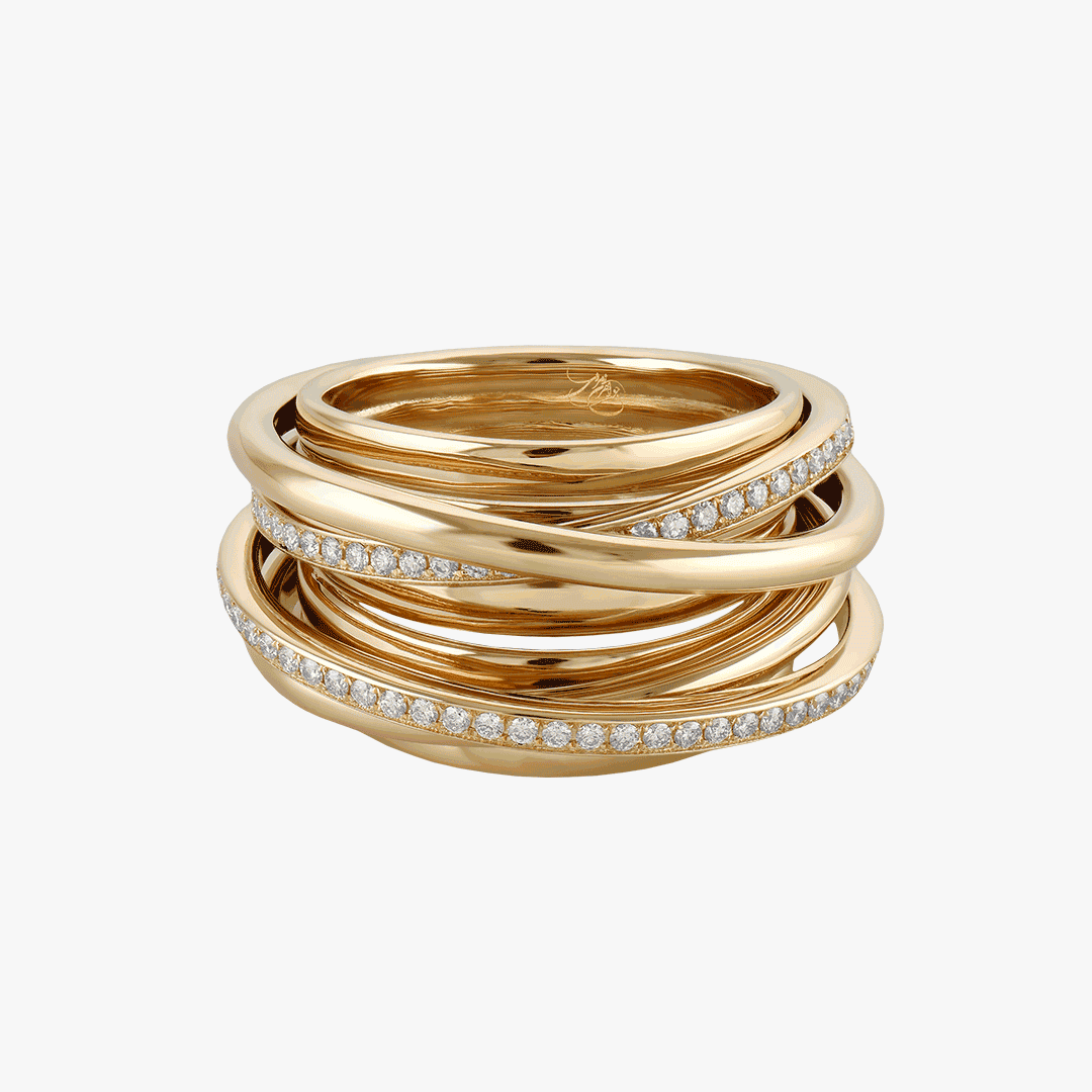 Nest Fractal Jewelry Ring