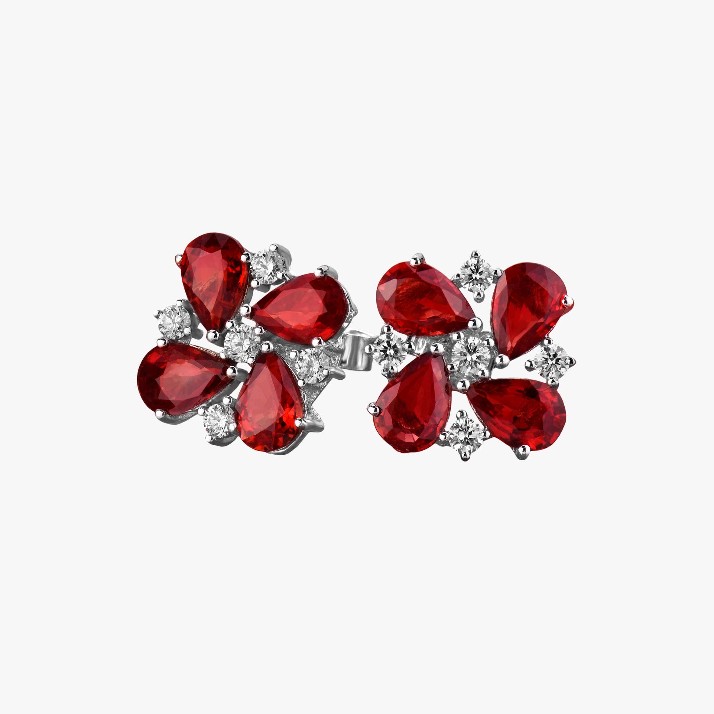 گوشواره جواهر طرح رزا