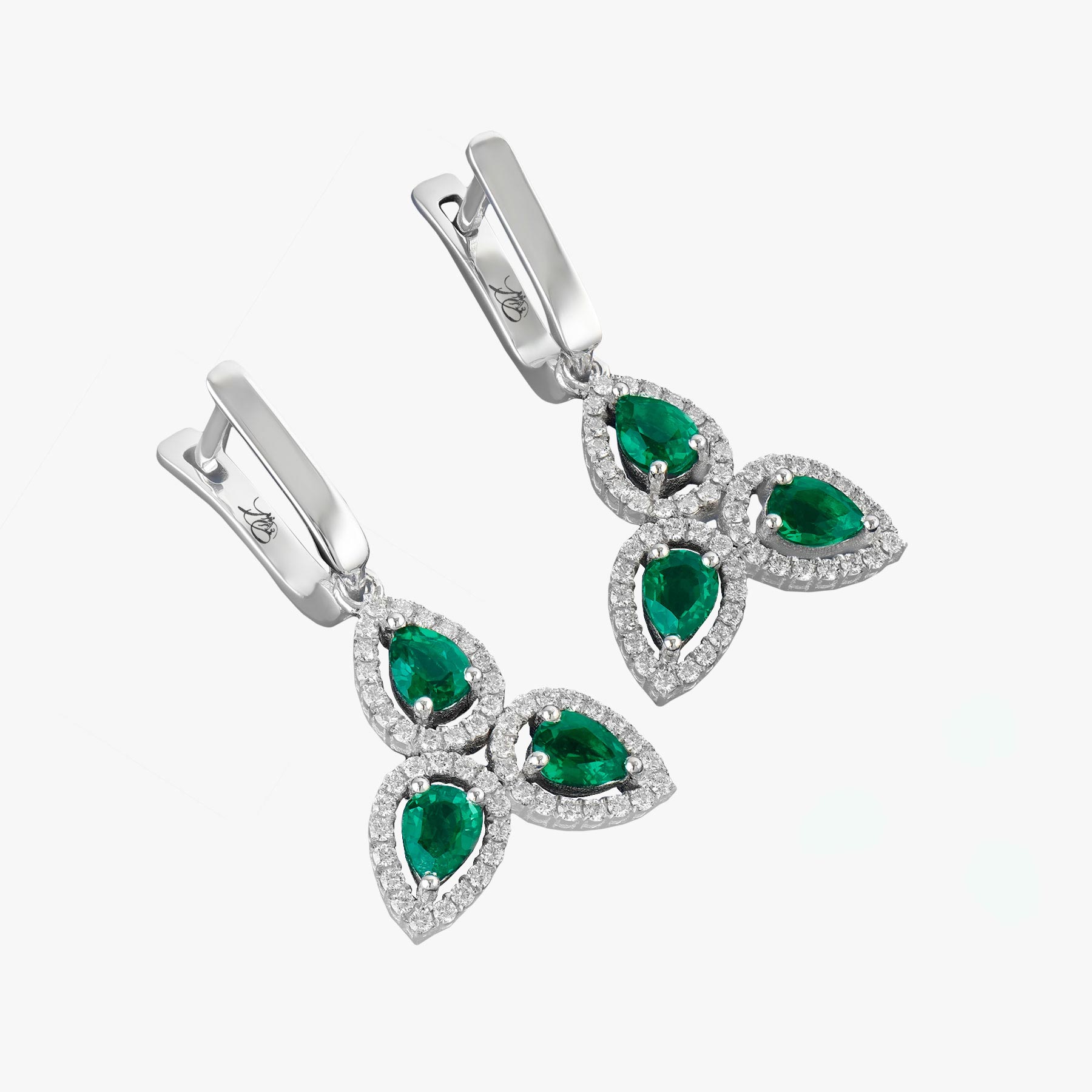 گوشواره جواهر طرح سبزینه