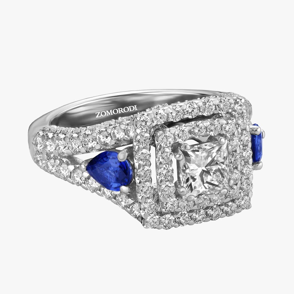Serena Eminent Sapphire Wedding Ring