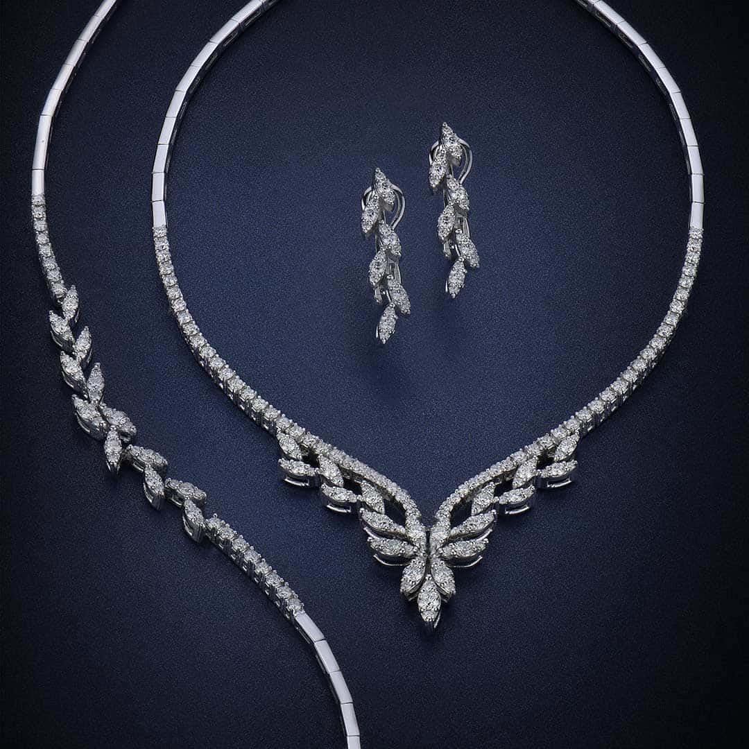 Wings Diamond Jewelry Set