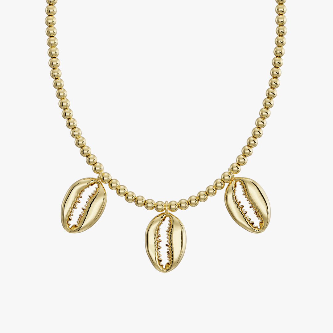 گردنبند طلا طرح SEASHELL