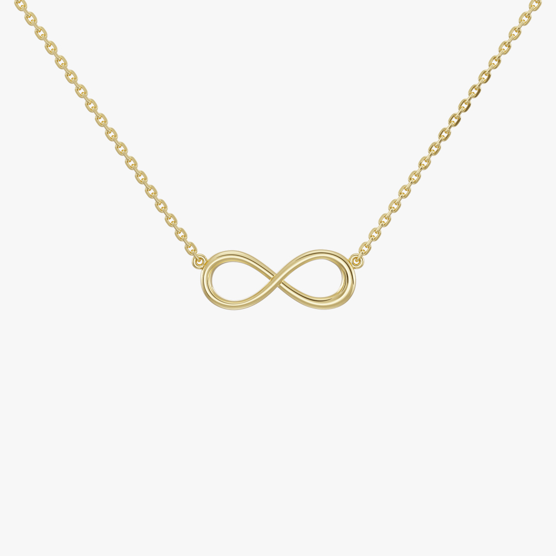 Infinity 18K Gold Necklace