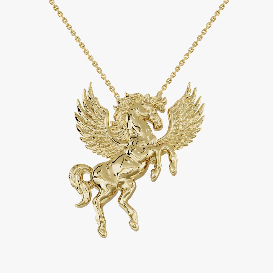 Pegasus Gold Pendant