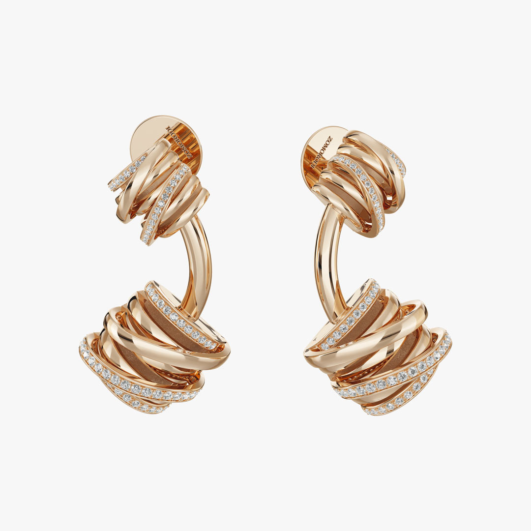 Nest Diamond Earrings