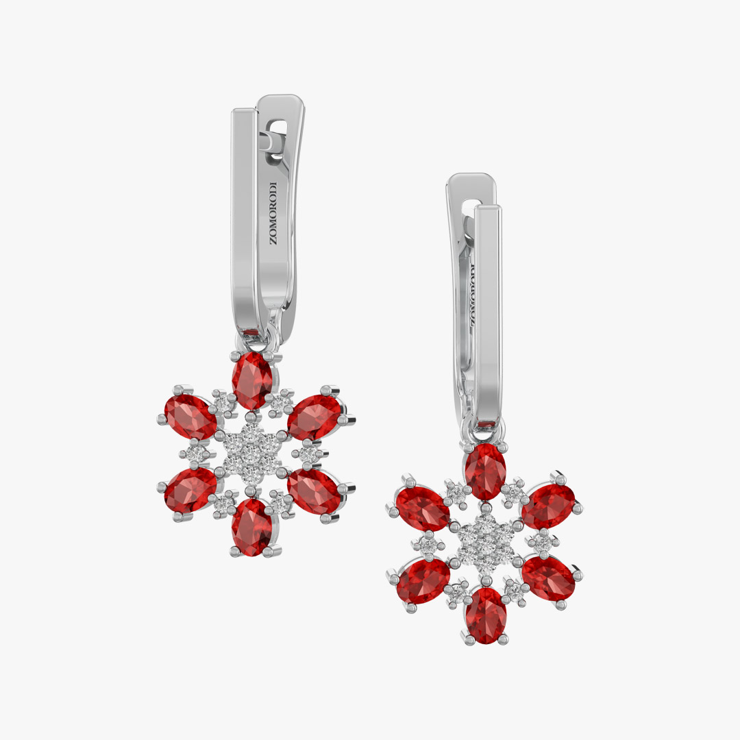 Anashid Ruby Jewelry Earrings