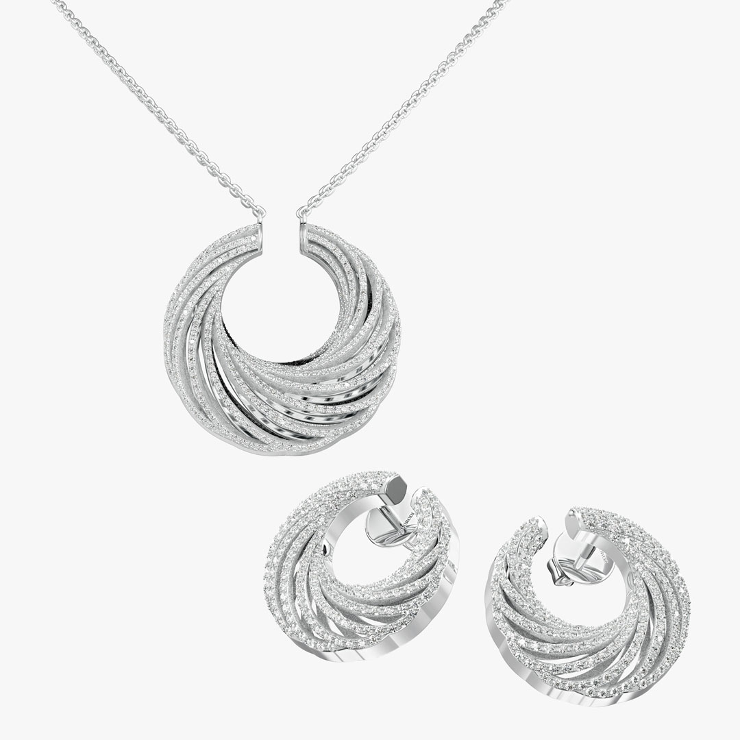 Floka Diamond Jewelry Half Set