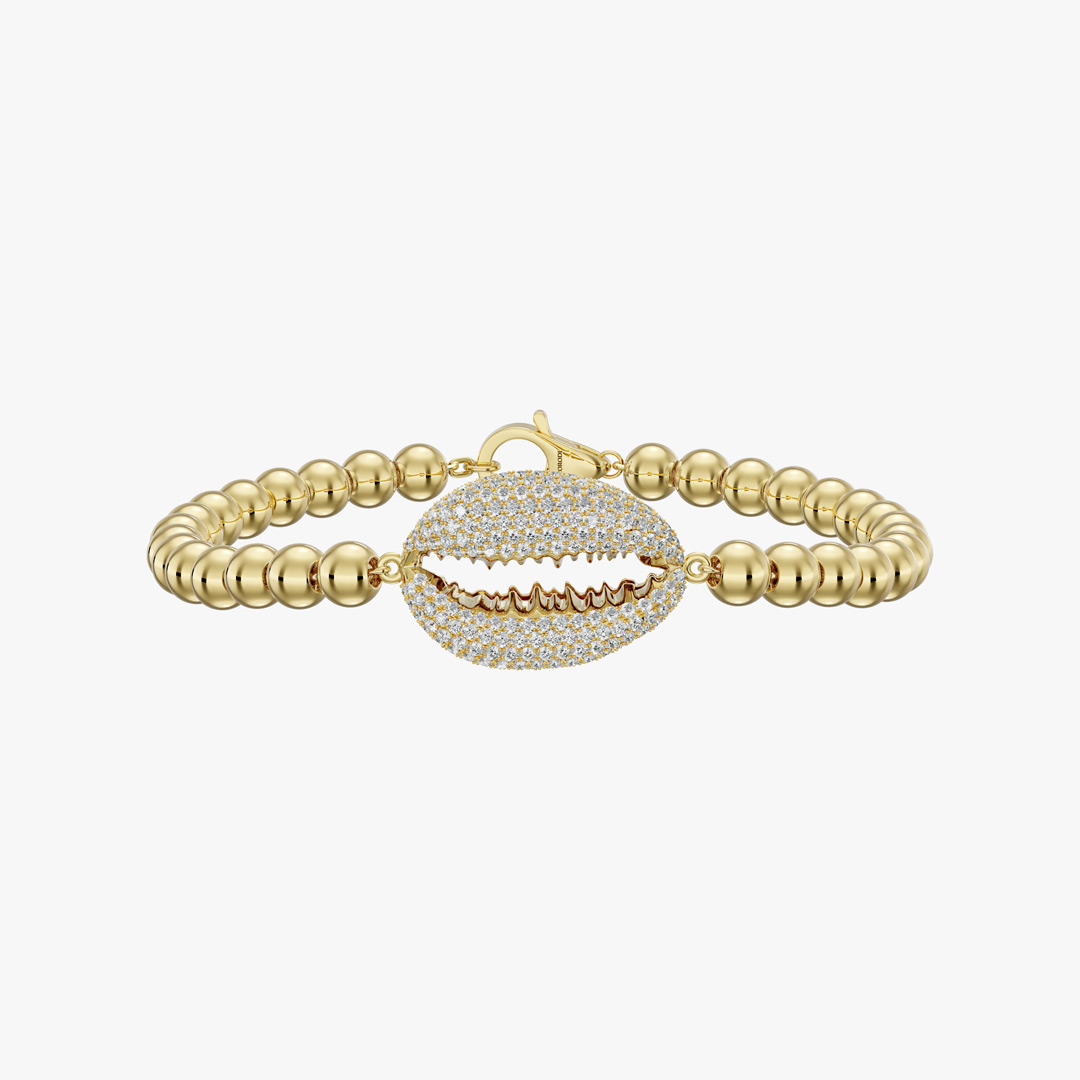 دستبند جواهر طرح SEASHELL