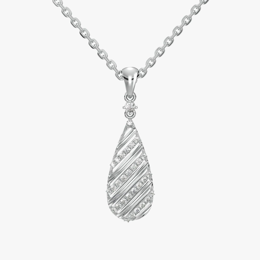 Satin Diamond Pendant