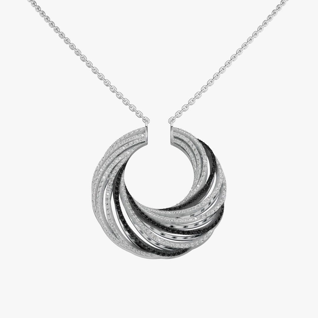 Two-Tone Floka Jewelry Necklace