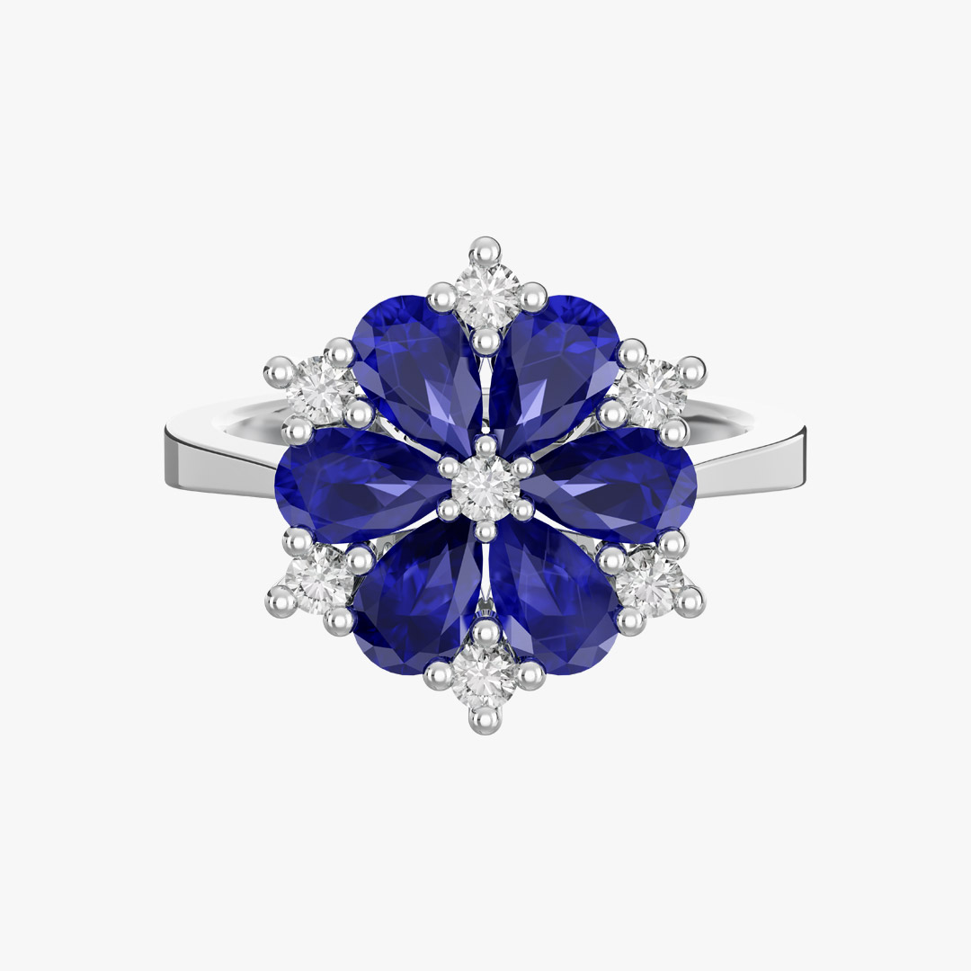 Uranus Sapphire Jewelry Ring