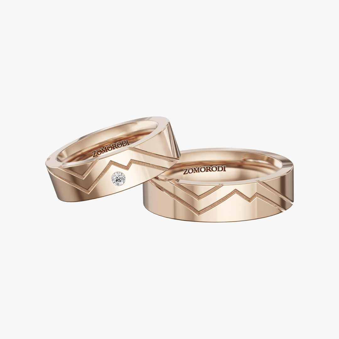 Unique Matching Wedding Rings