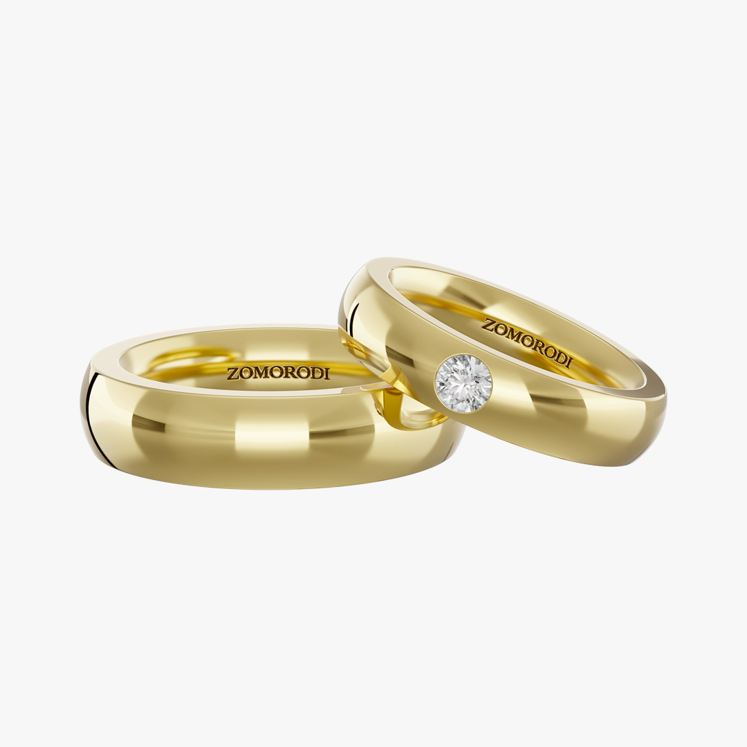 Diane Matching Wedding Rings