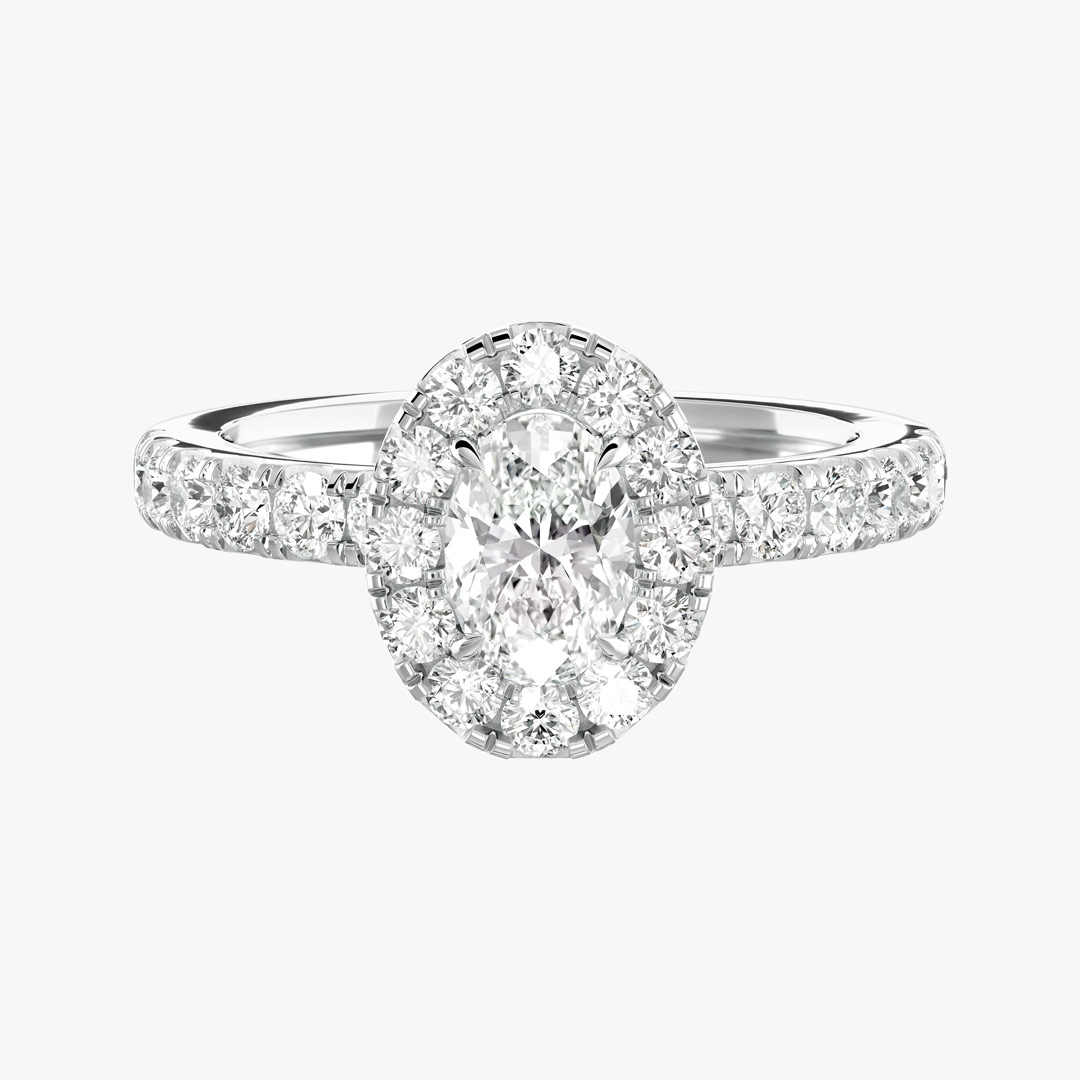 Oval Fidelity (0.40 carat) Wedding Ring
