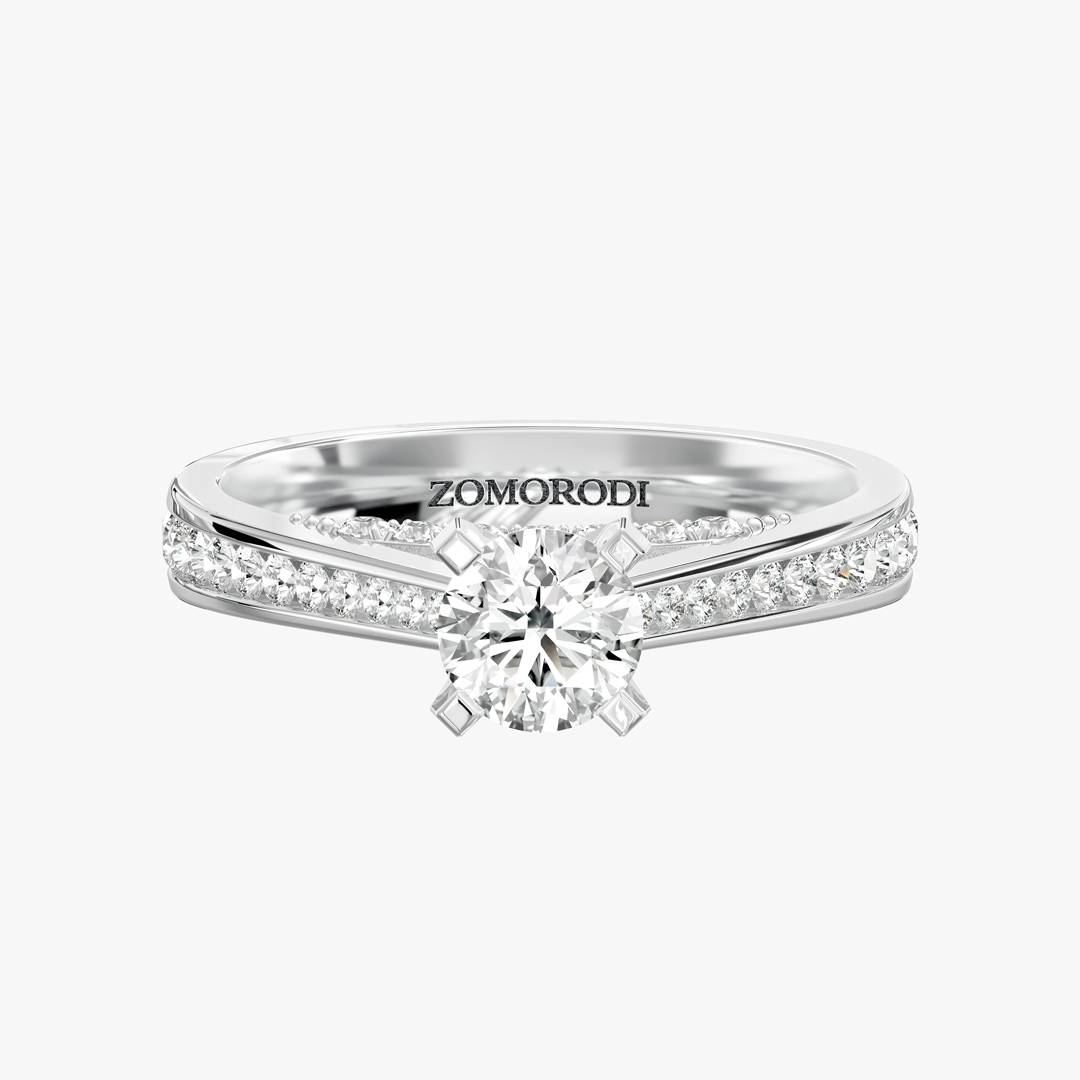 Moonlight Diamond Wedding Ring