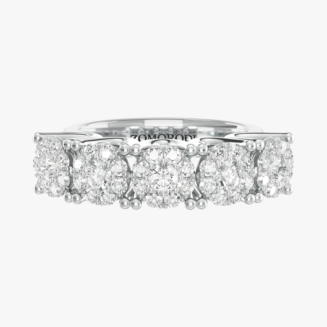 Damla Diamond Wedding Ring