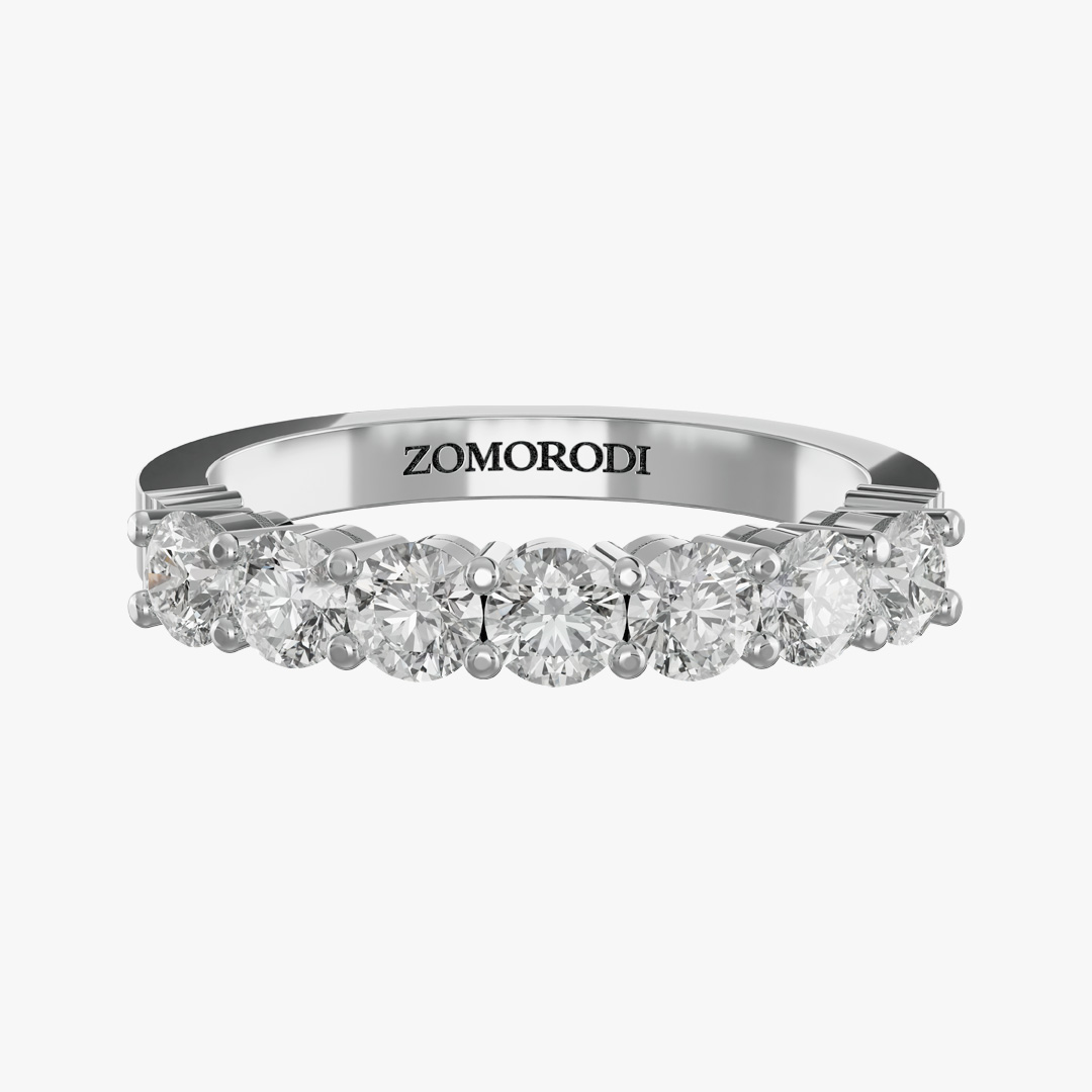 Glance 7-Stone Diamond Wedding Ring