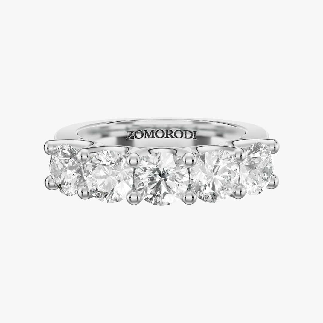 0.40-Carat Five-Stone Wedding Ring