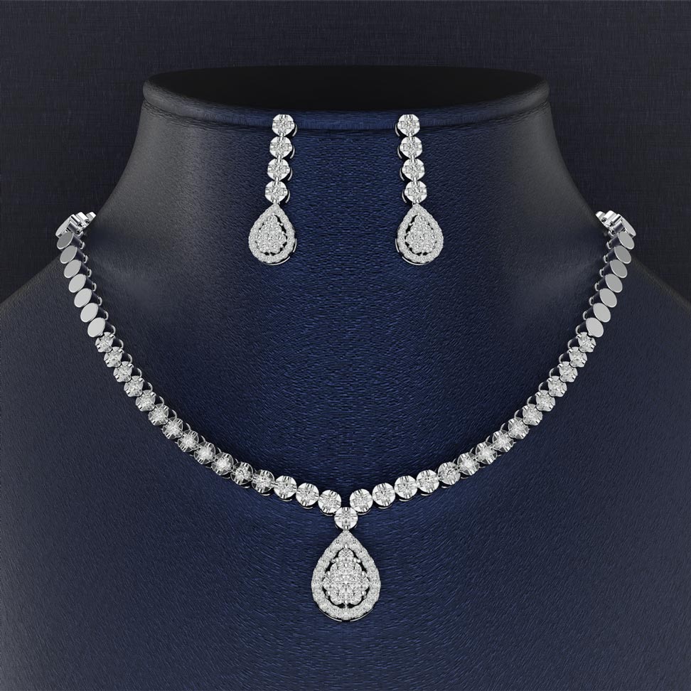 Bridal Jewelry Set Code 19952-19953-19954