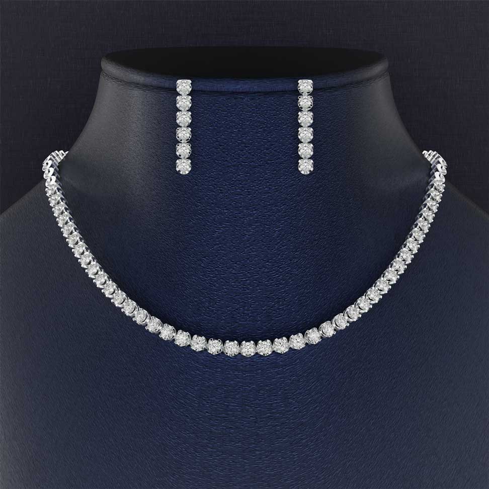 سرویس جواهر تنیسی طرح Sparkle Line